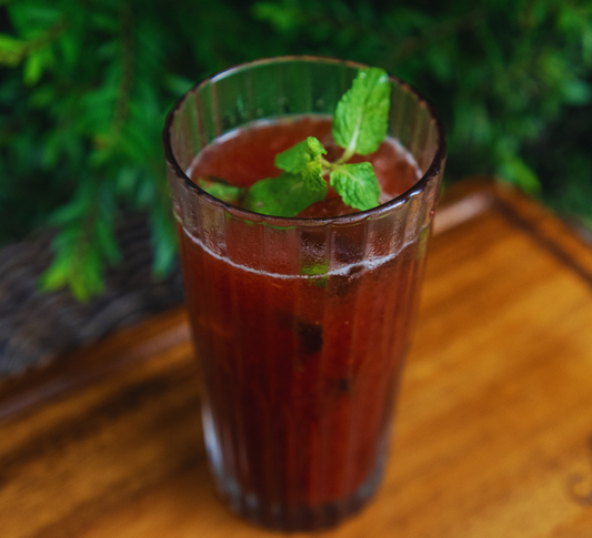 Balsamic Strawberry Soda