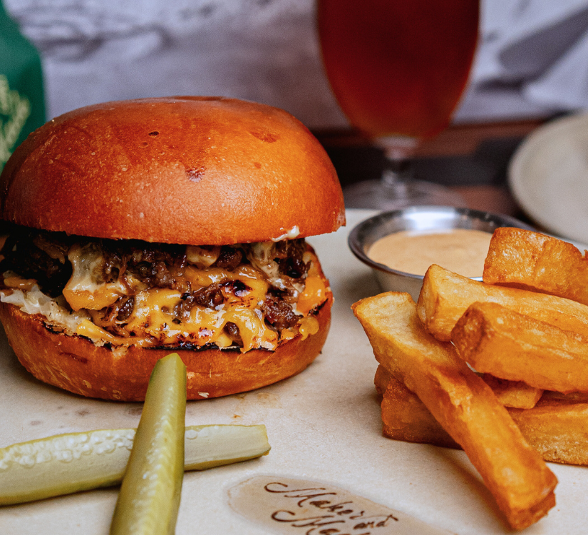 Smashed Wagyu Burger (D)