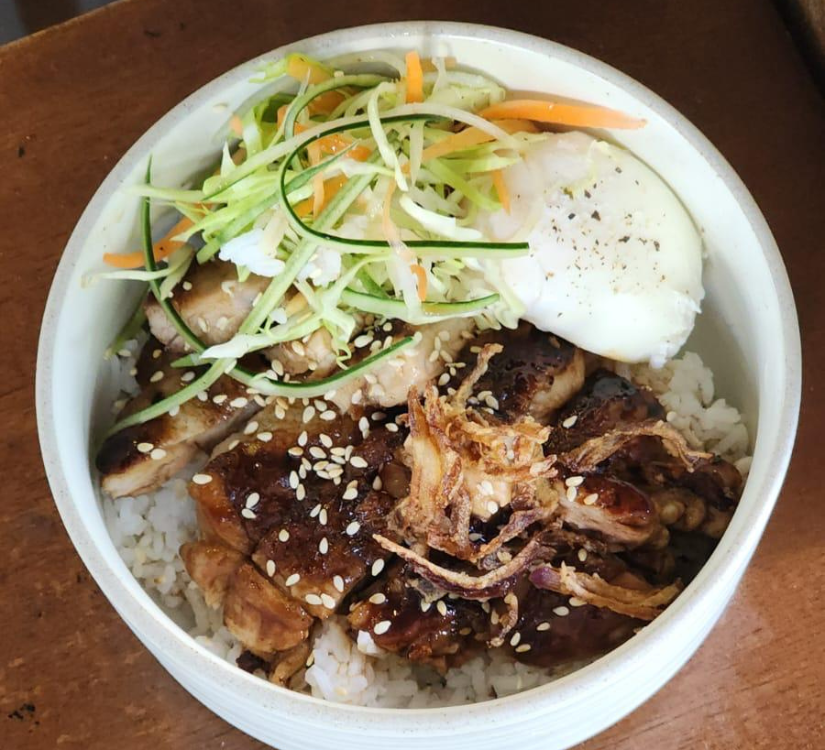 Grilled Chicken Rice Set