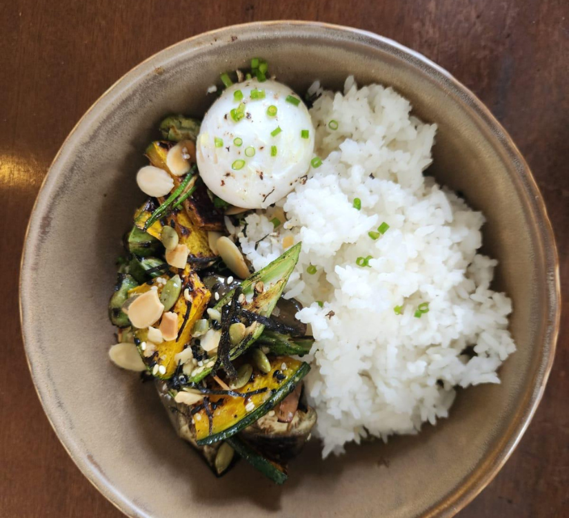 Grilled Vegetables Rice Set (NS/SF)