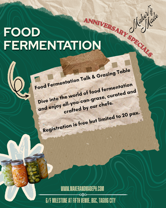 Rise with us: Food Fermentation Talk (26 May 2026)