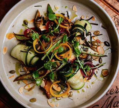 Grilled Seasonal Veggie Salad (GF/NS/SF)