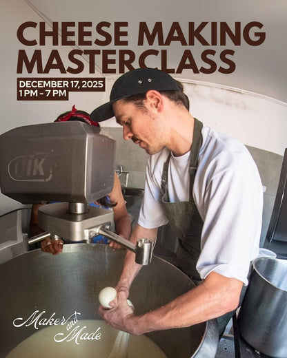 Natural Cheesemaking (Masterclass Advanced)  (17 December 2025)